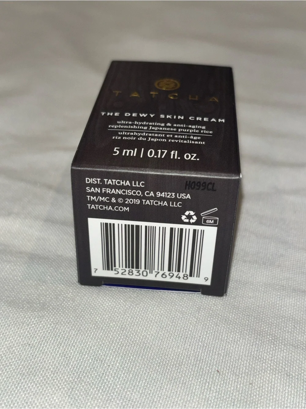 Tatcha The Dewy Skin Cream Mini 5ml Hydrating Moisturizer New TRAVEL SIZE